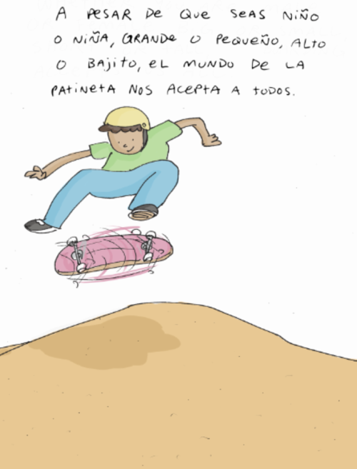 My First Skateboard  -  Spanish